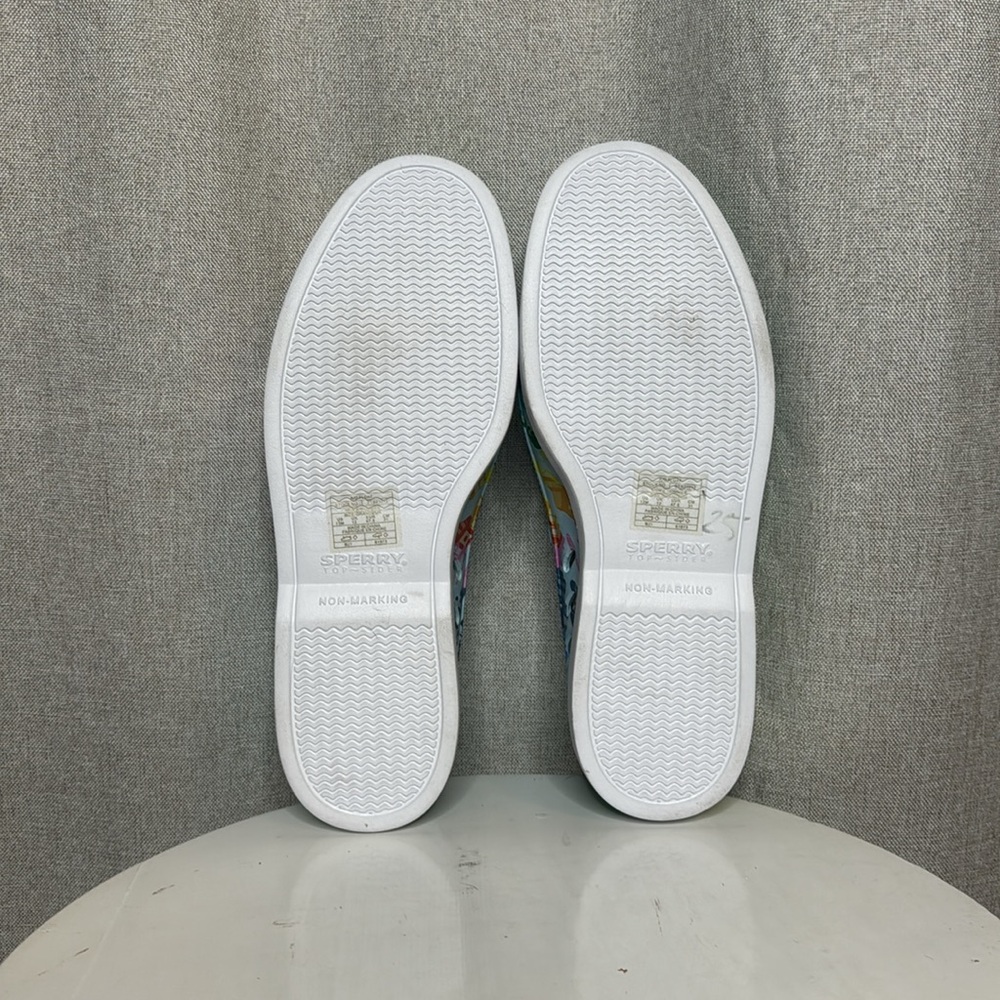 SPERRY TOPSIDER FLOAT BOAT SHOES RAINBOW GRAPHIC MENS SIZE 13 SLIP ON DECK SHOES - Picture 12 of 13
